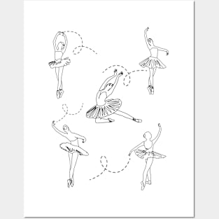 Beautiful ballet design Posters and Art